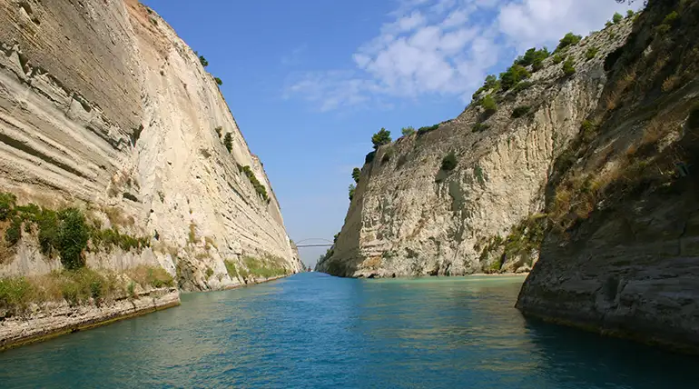 Corinth Canal Boat Ride